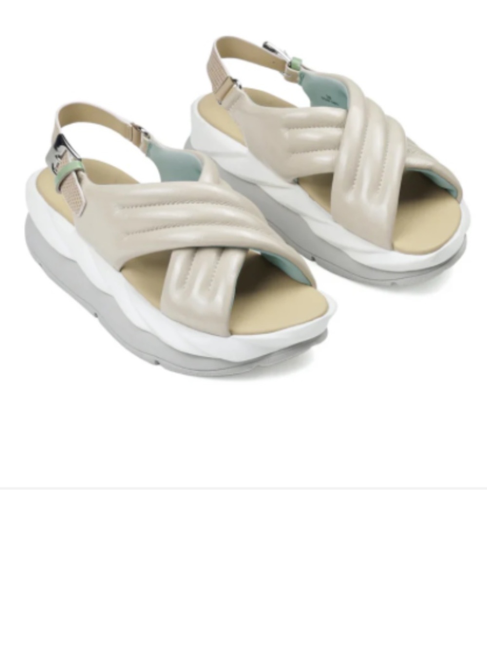 4CCCCEES Mellow Mana Platform Sandal in Cream